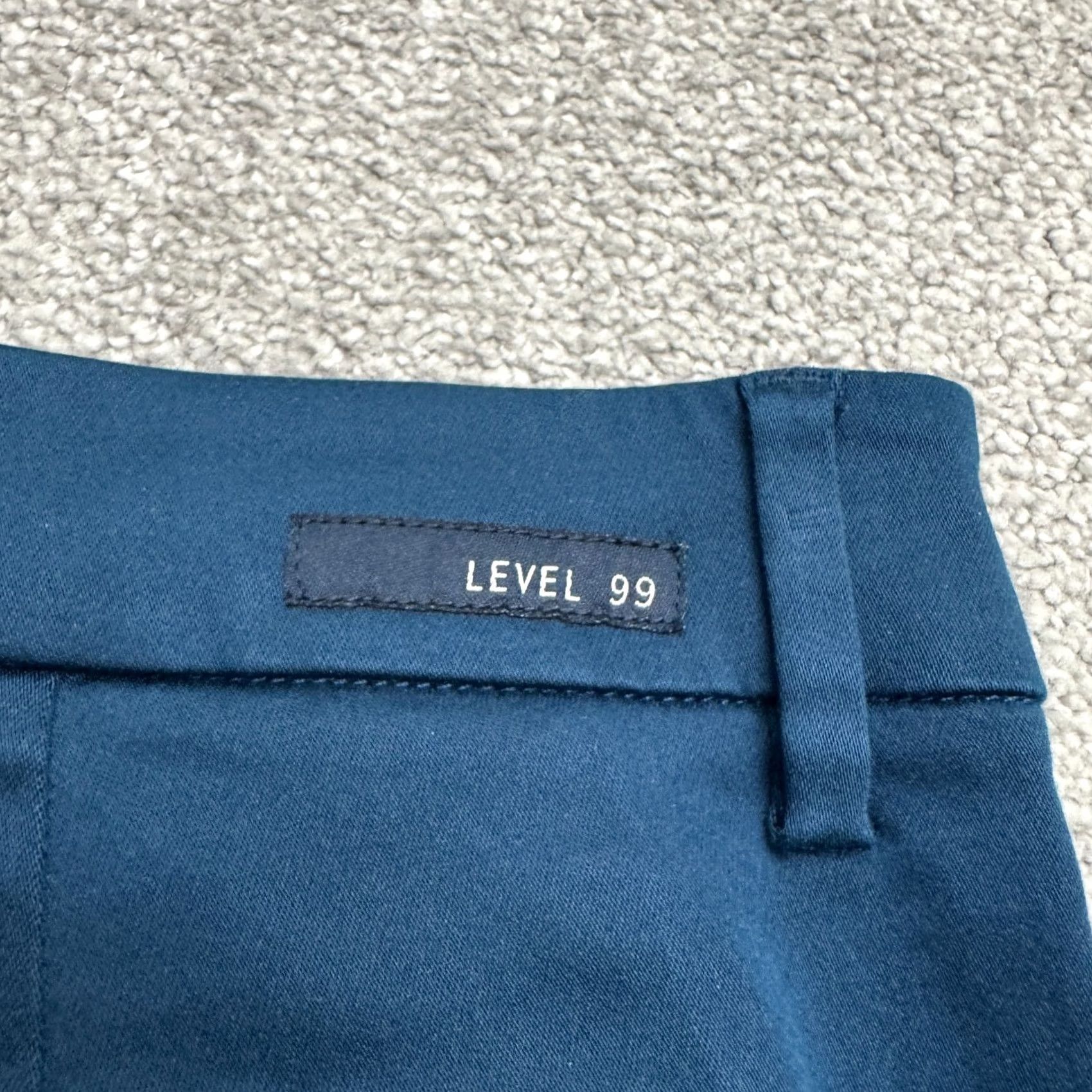 Altea Level 99 Nocturnal Flared Stretch Pants Womens 27 Teal Blue Zip Pockets Mid Rise Size 27" / US 4 / IT 40 - 5 Thumbnail