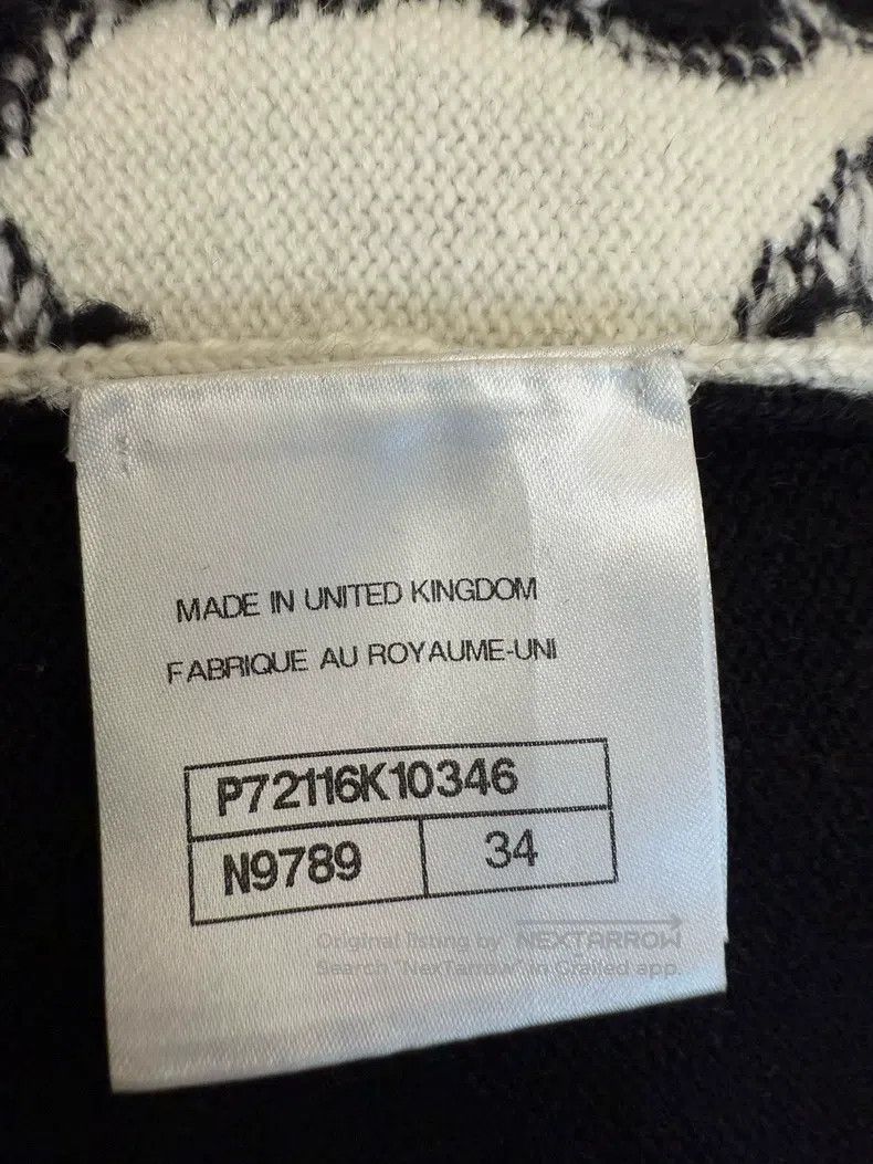 Chanel Chanel Black and White Peace Pigeon Sweater Size XXS / US 00 / IT 34 - 6 Thumbnail