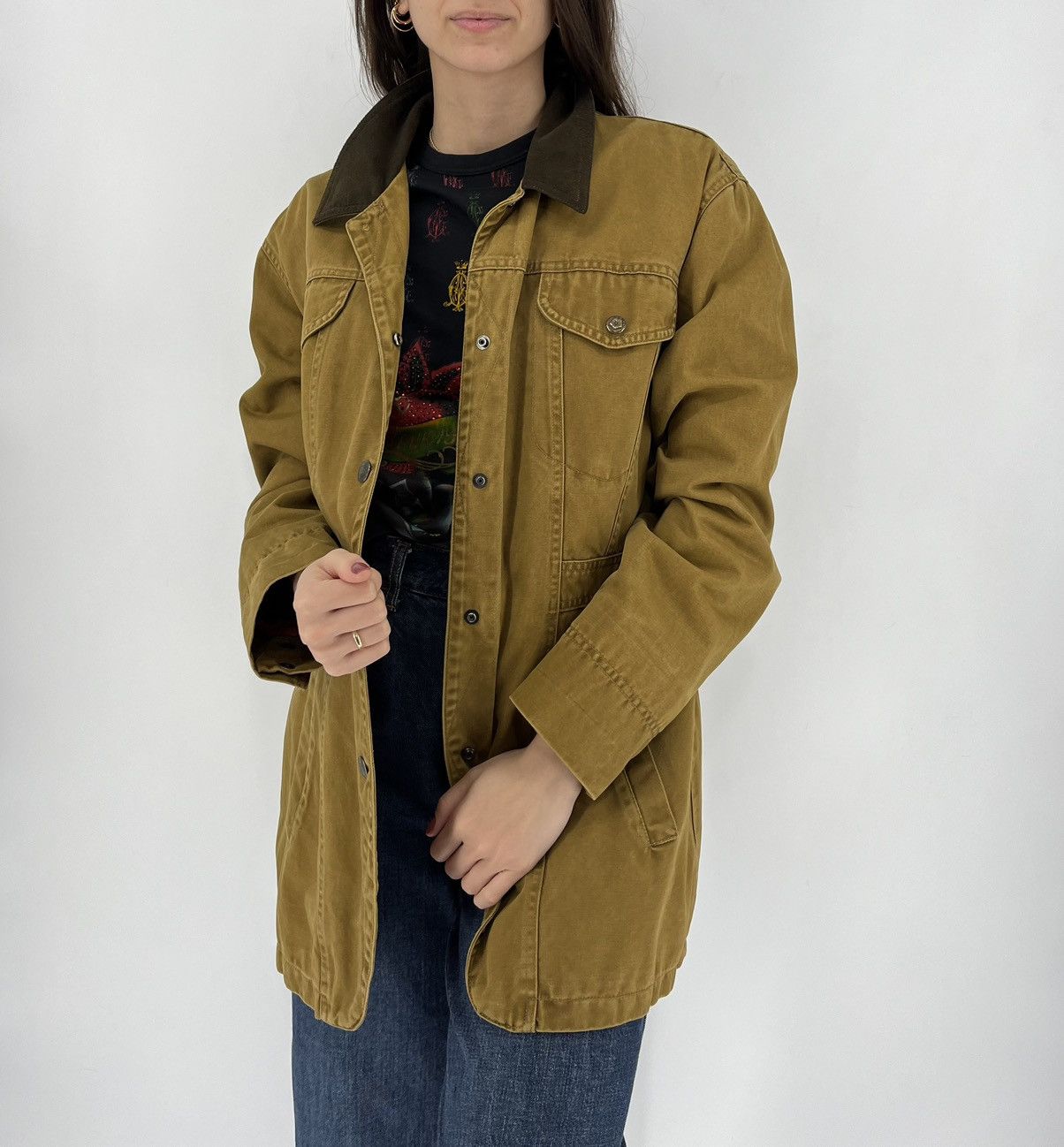 Japanese Brand × Kenzo × Vintage Vintage 1990s KENZO JEANS Women's Jacket Made In France Size L / US 10 / IT 46 - 3 Thumbnail