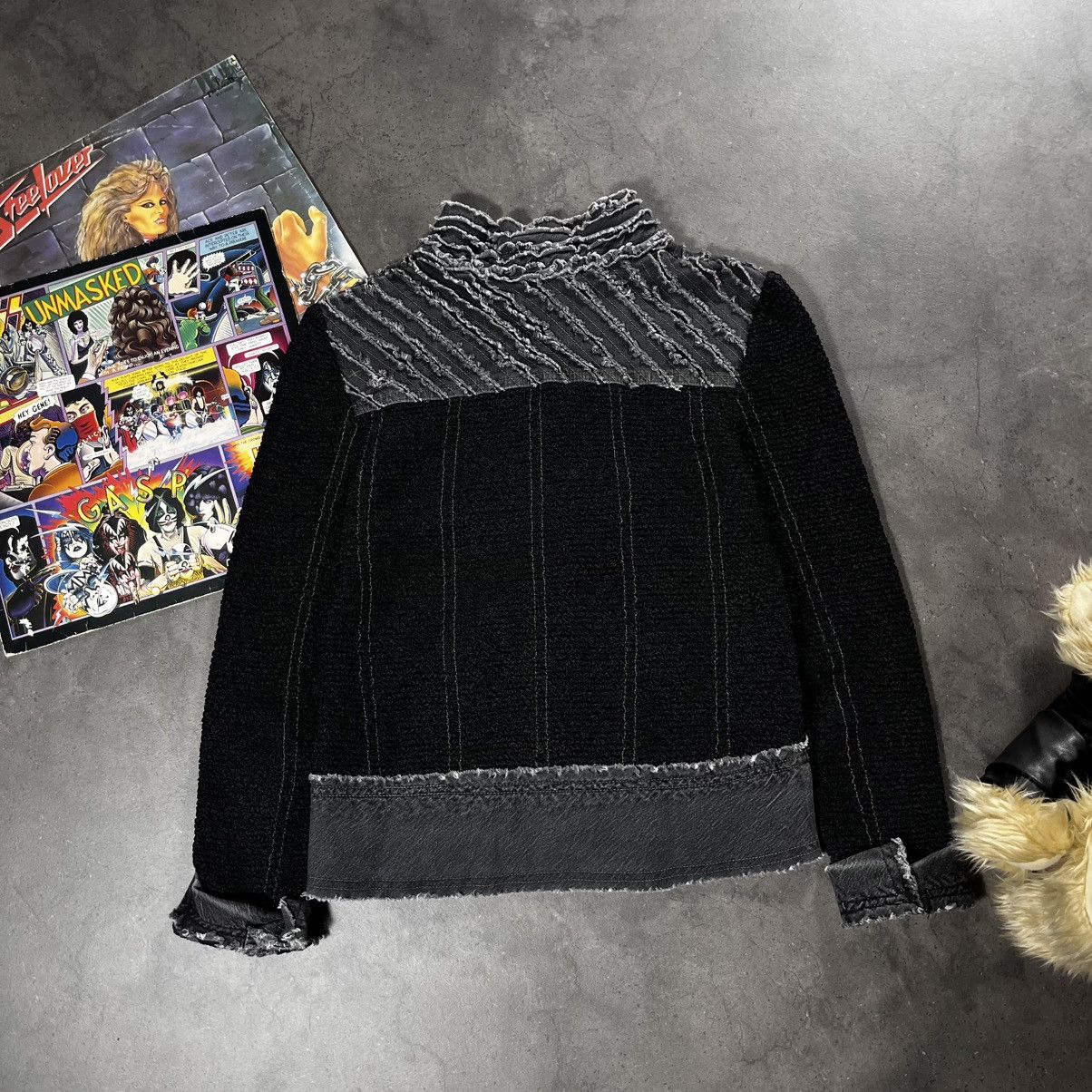 Japanese Brand Vintage Y2K Avant Garde Opium Japan Style Zip Jacket Womens Size US S / EU 44-46 / 1 - 9 Thumbnail