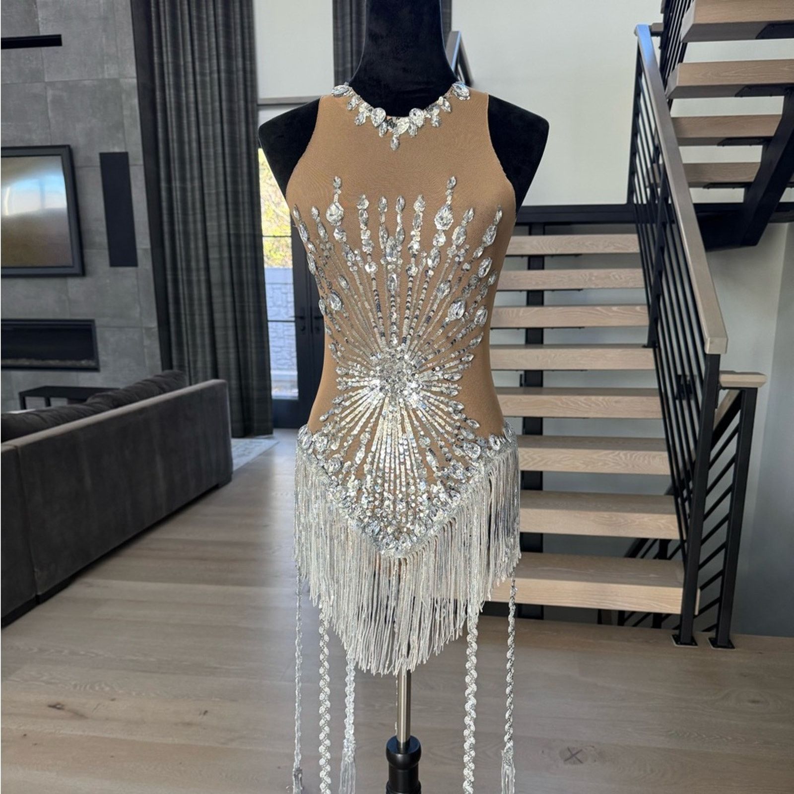 Other New Stunning Silver Embellished Dress one size Size S / US 4 / IT 40 - 7 Thumbnail