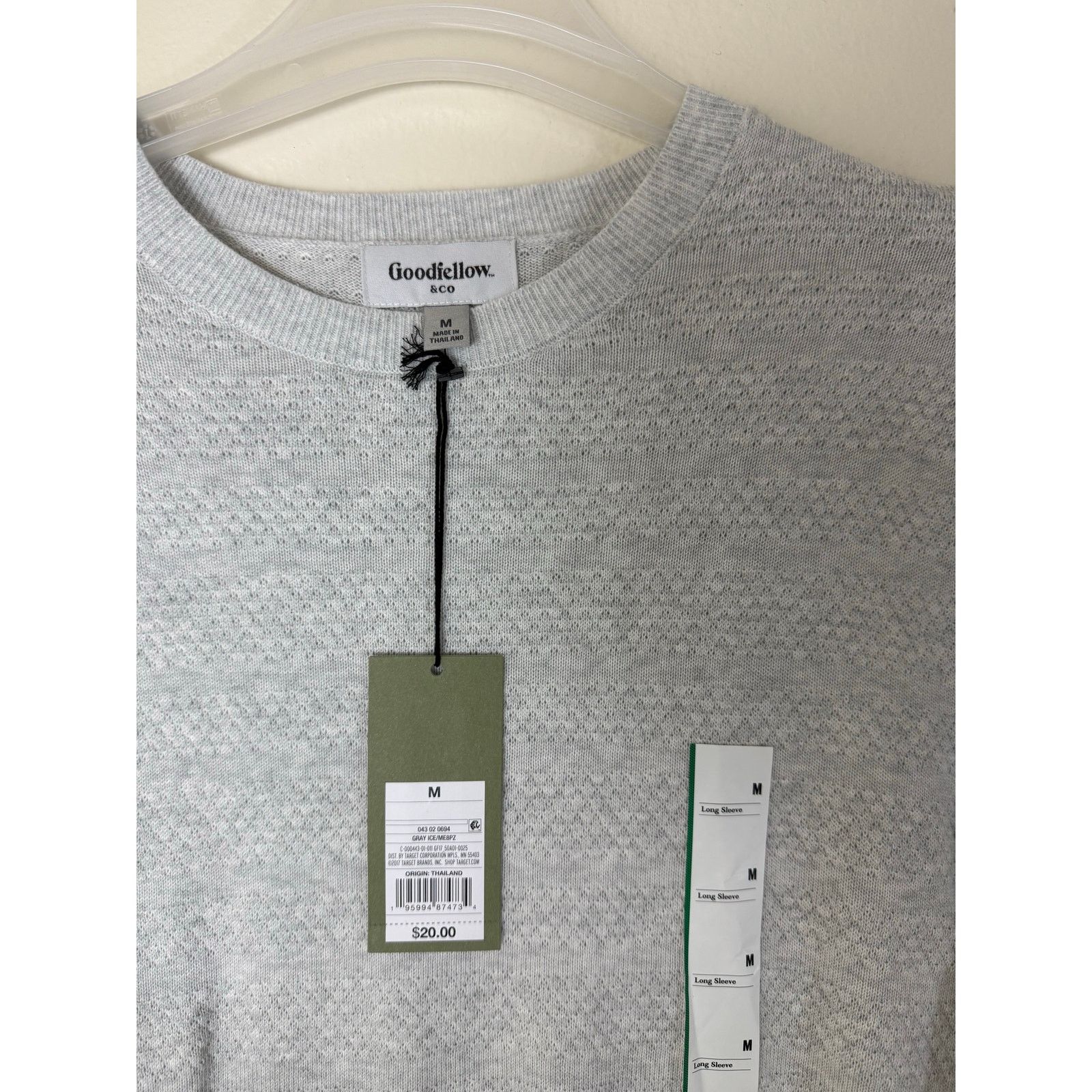 Other Goodfellow & Co. Men's Gray Pullover Sweater - Size M - NWT Size US M / EU 48-50 / 2 - 2 Thumbnail