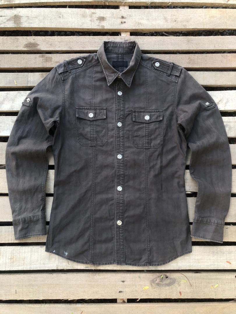 Japanese Brand A.S.M Atelier Sab Men Button-Up Shirt Size US S / EU 44-46 / 1 - 1 Thumbnail
