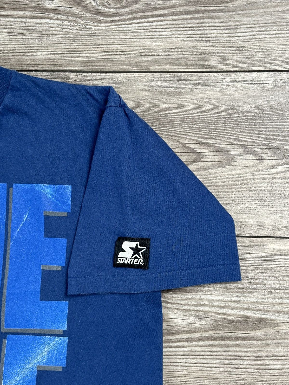 NHL × Vintage Vintage Toronto Maple Leafs Starter True Blue T Shirt Size US L / EU 52-54 / 3 - 3 Thumbnail