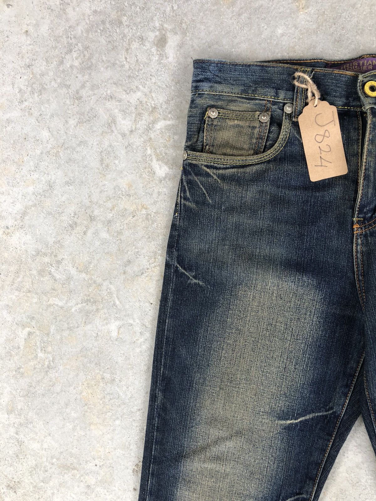 Christian Audigier Ed Hardy Embroidered Jeans Distressed Jeans Size US 32 / EU 48 - 4 Thumbnail