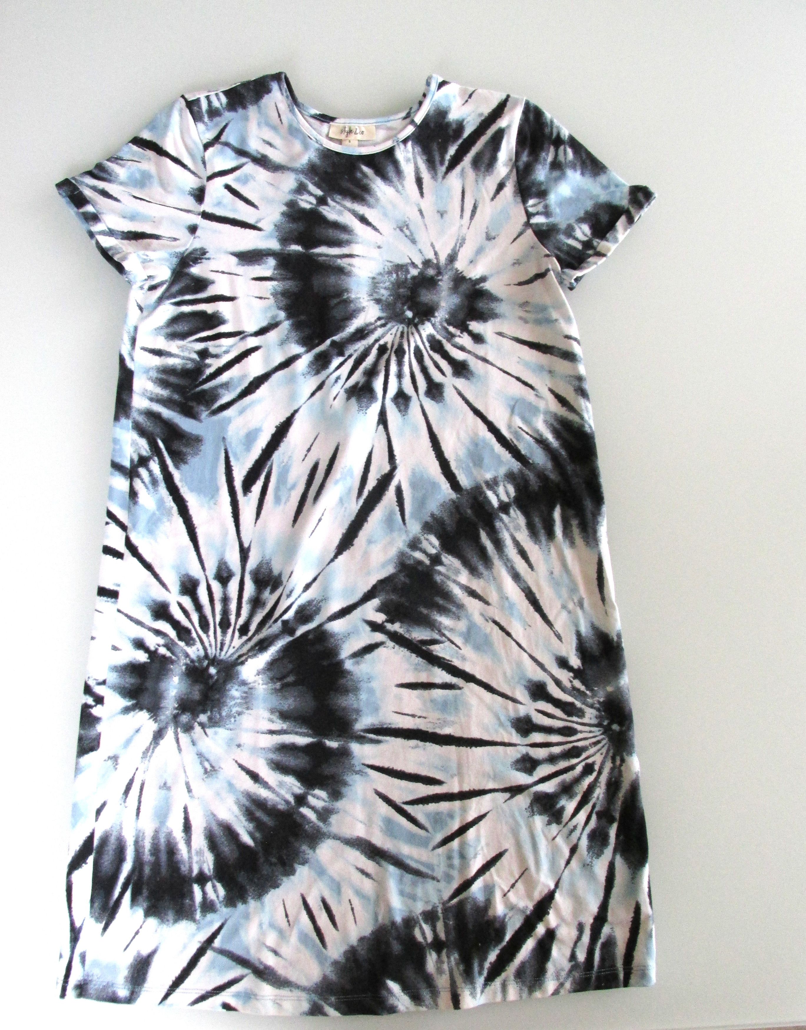 Style & Co Style & Co. Tie Dye T-Shirt Knit Dress Size Small Size S / US 4 / IT 40 - 1 Thumbnail