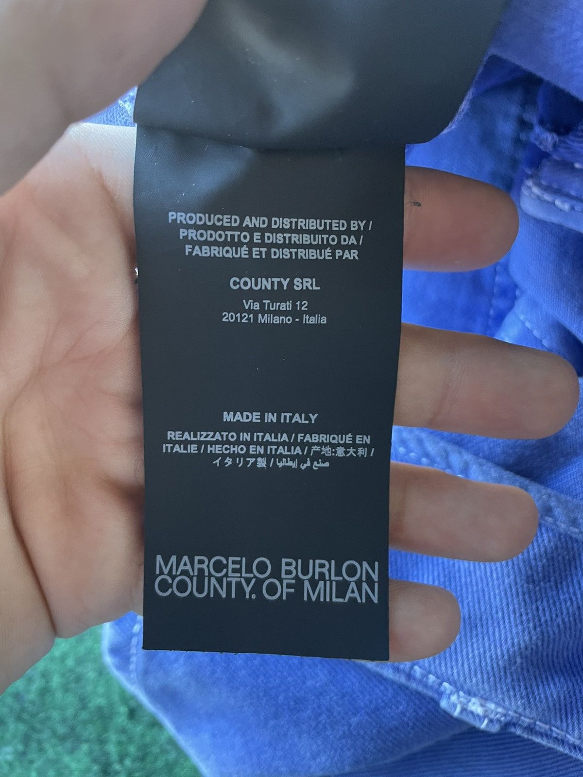 Marcelo Burlon USED MARCELO BURLON TEMPERA CROSS STRAIGHT PANT SIZE 50 Size US 32 / EU 48 - 15 Thumbnail
