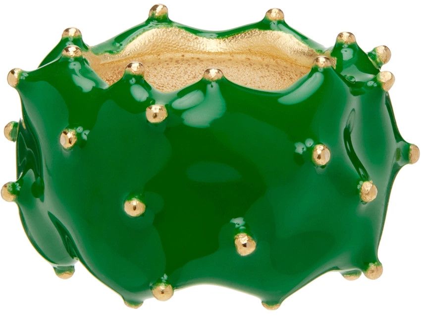 Bottega Veneta o1n1vont1124 Size: 17 / Cacti Ring in Parakeet Size ONE SIZE - 4 Thumbnail