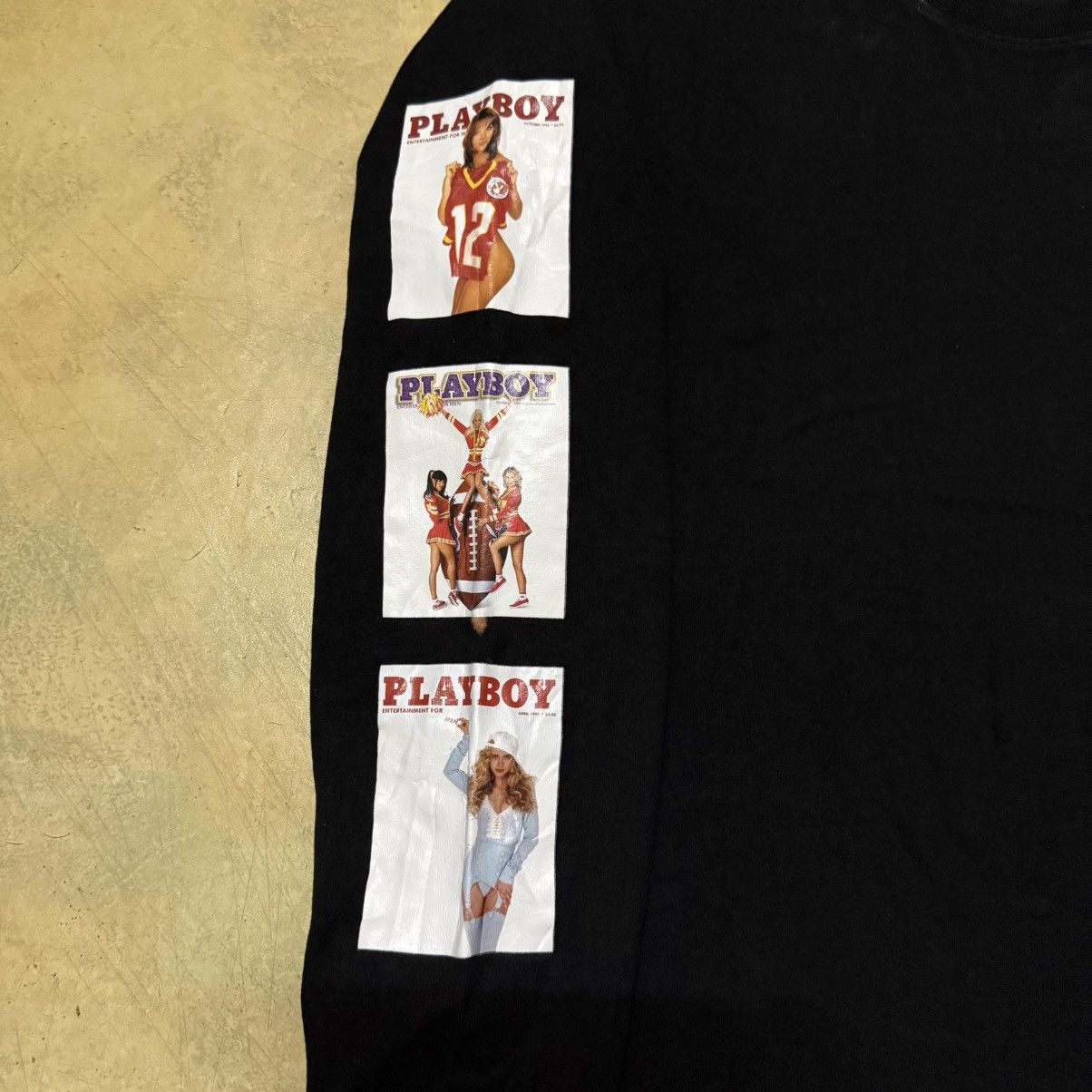 Playboy Playboy Big Logo Long Sleeves T Shirt Size US L / EU 52-54 / 3 - 3 Thumbnail