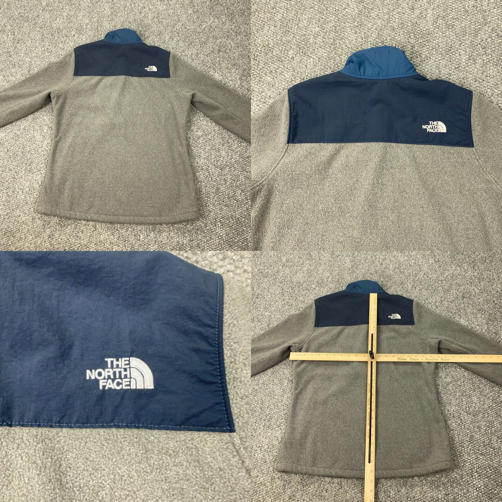 The North Face North Face Sweatshirt Womens Medium Gray Color Block 1/4 Zip Fleece Long sleeve Pullover Size M / US 6-8 / IT 42-44 - 8 Thumbnail