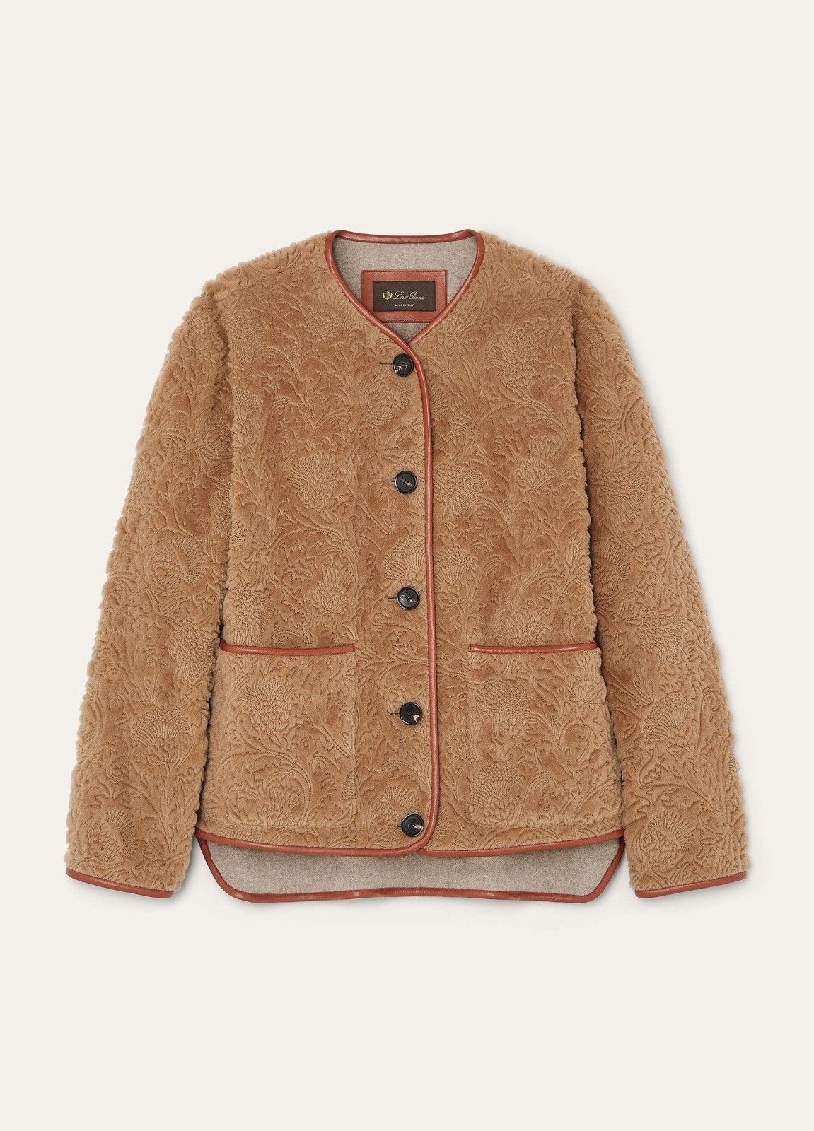 Loro Piana o1srvl11e0526 FAP0444 Elvir Caban Jacket in Brown Size XS / US 0-2 / IT 36-38 - 1 Thumbnail