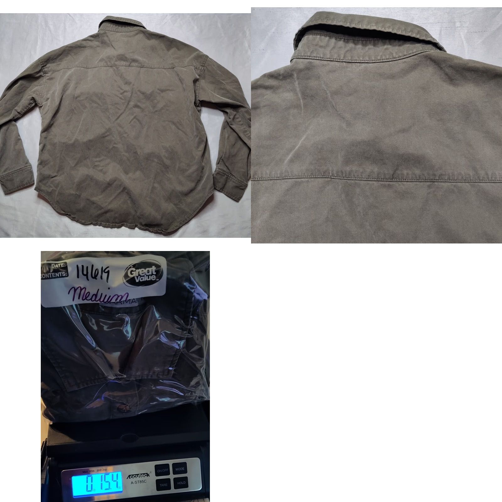 Olive CARMAR Shacket Olive Drab Tencel Blend Long Sleeve Button Womens Medium Green Casual All Seasons Pockets Jacket Size M / US 6-8 / IT 42-44 - 10 Thumbnail