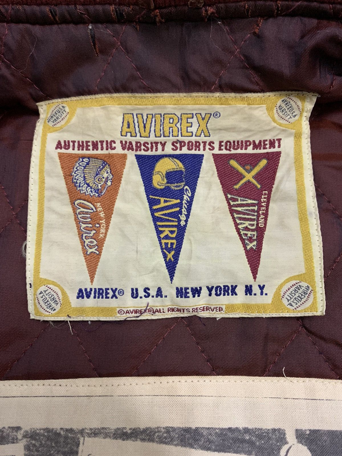 Avirex Avirex Bobcat Bozeman Patina Varsity Leather Jacket Size US M / EU 48-50 / 2 - 17 Thumbnail