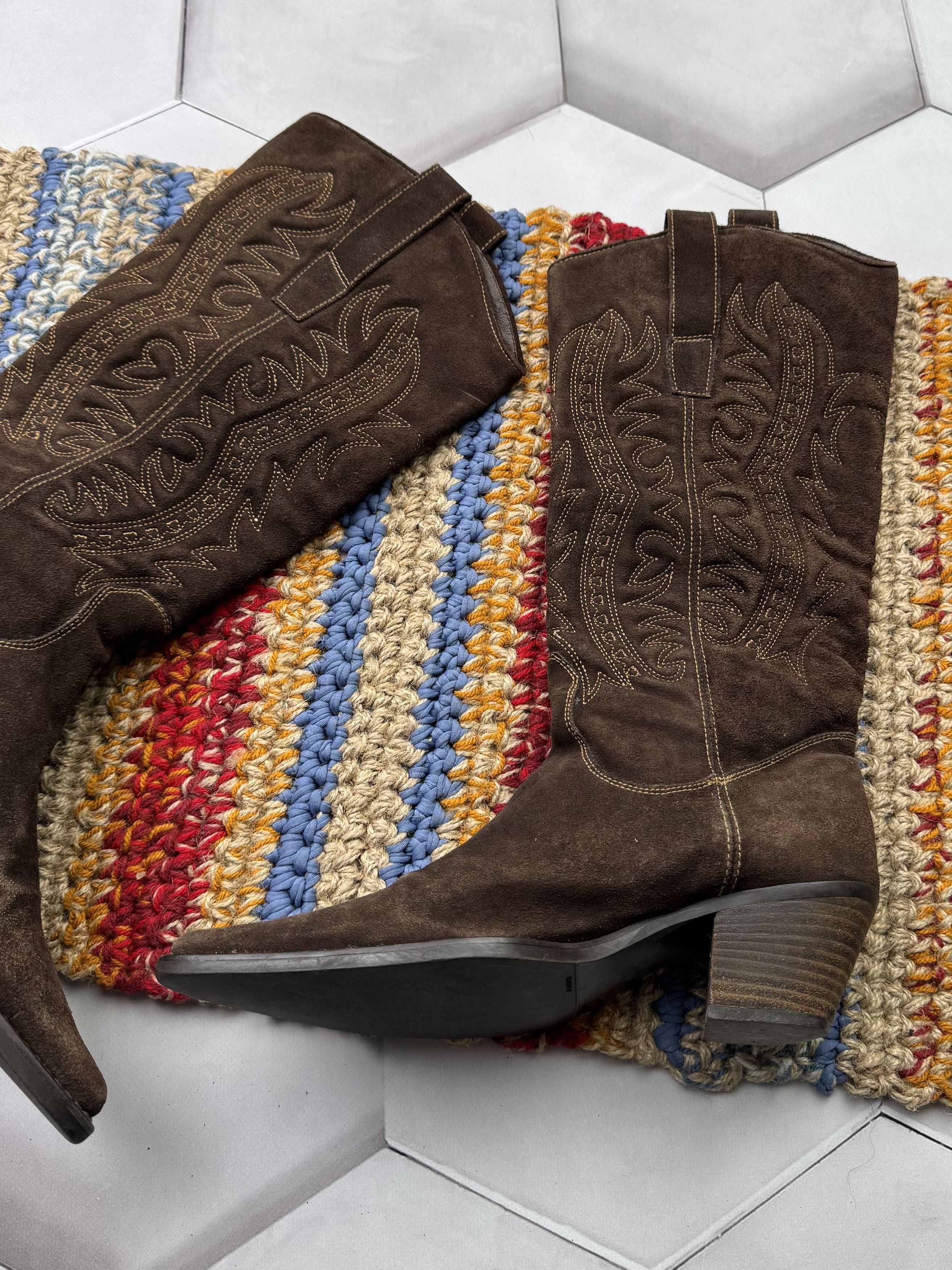 Japanese Brand Vintage Suede Boots Size US 7 / IT 37 - 6 Thumbnail