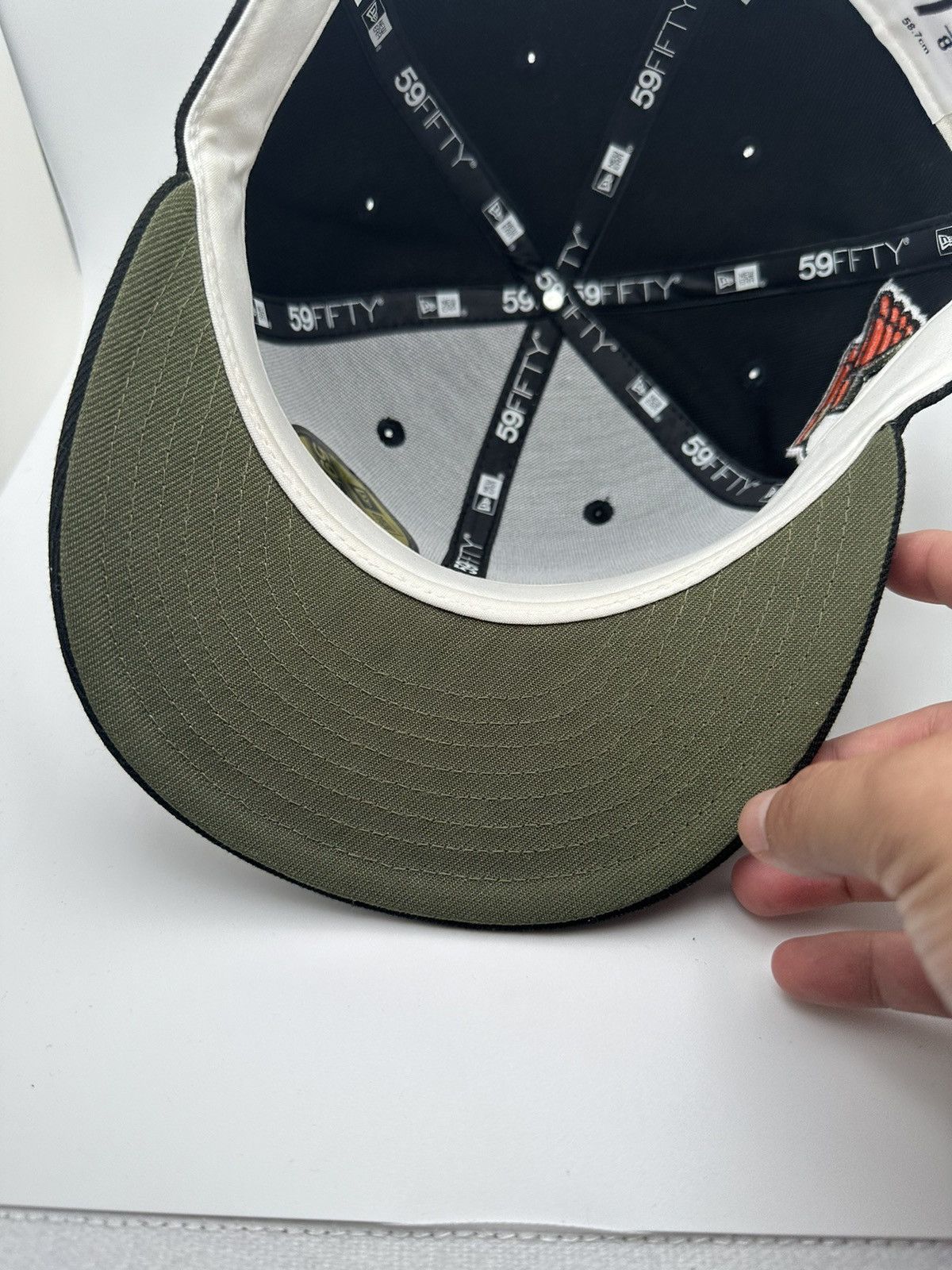 Hat Club × Lids × New Era Cleveland Guardians Fitted 7 3/8 Size ONE SIZE - 8 Thumbnail