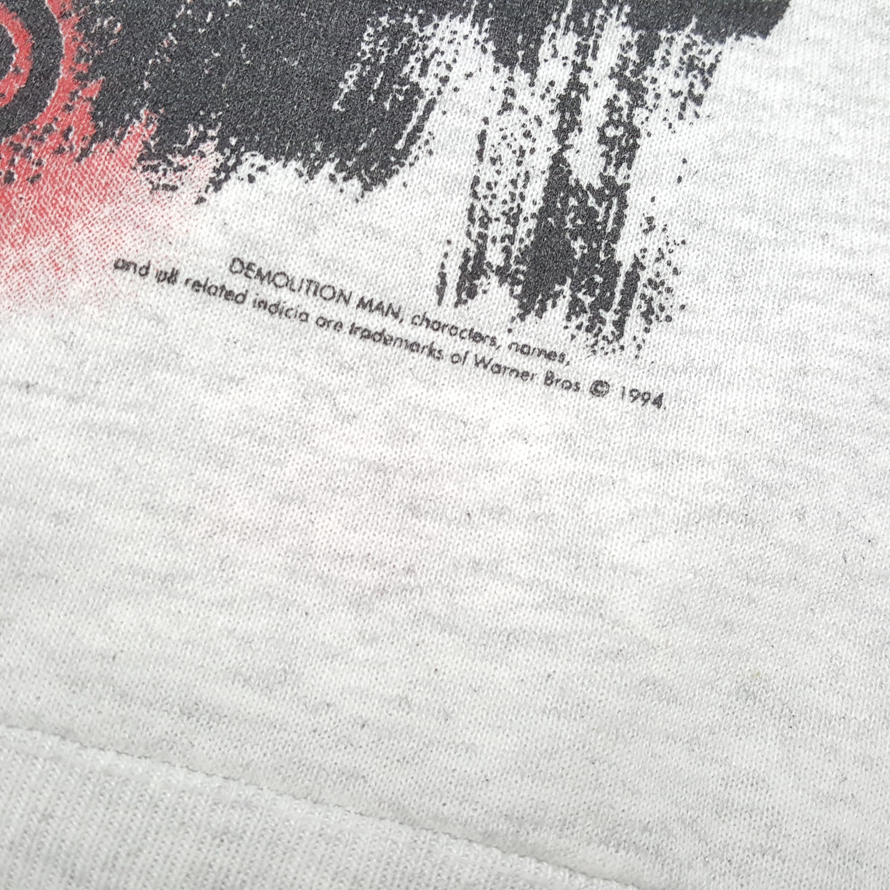 Sci-Fi Fantasy × Vintage Vintage 90's DEMOLITION MAN American Action Movie Sweatshirt Size US S / EU 44-46 / 1 - 7 Thumbnail