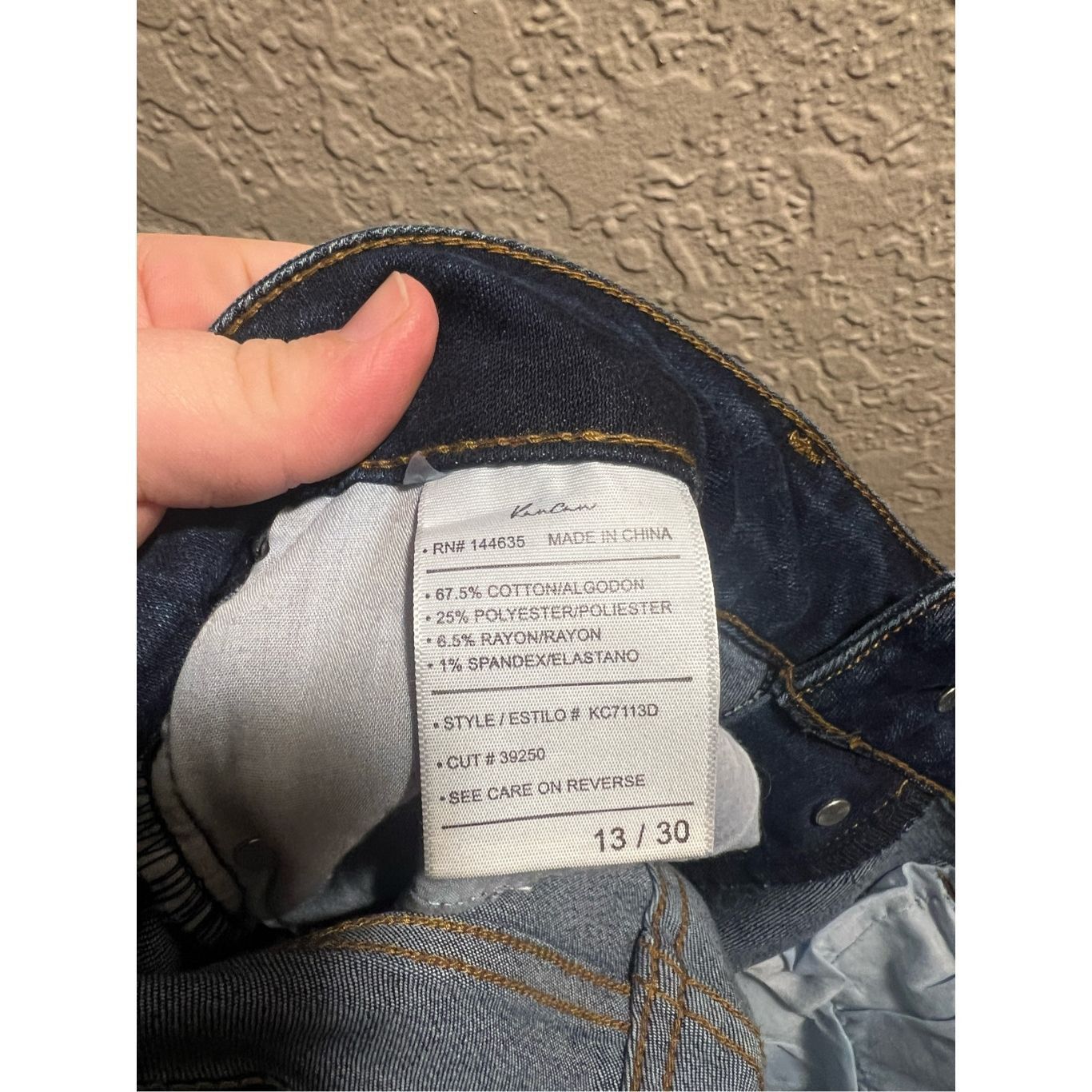 Other Kancan Woman’s Blue Jeans Size 30 - Missing One Buttom Size 30" / US 8 / IT 44 - 9 Thumbnail
