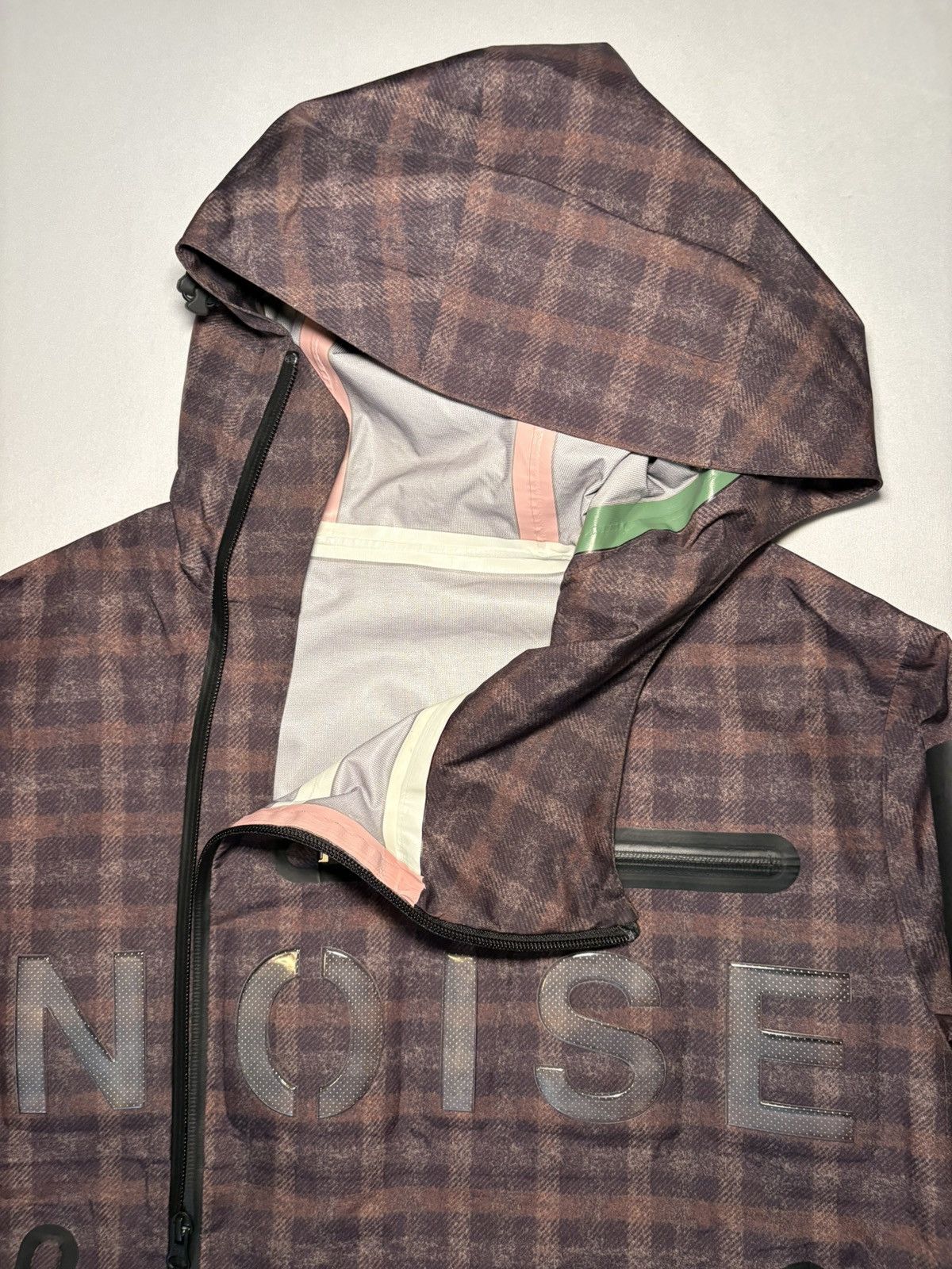 Undercover Undercover SS18 “NOISE” Plaid Rainjacket Size US L / EU 52-54 / 3 - 6 Thumbnail