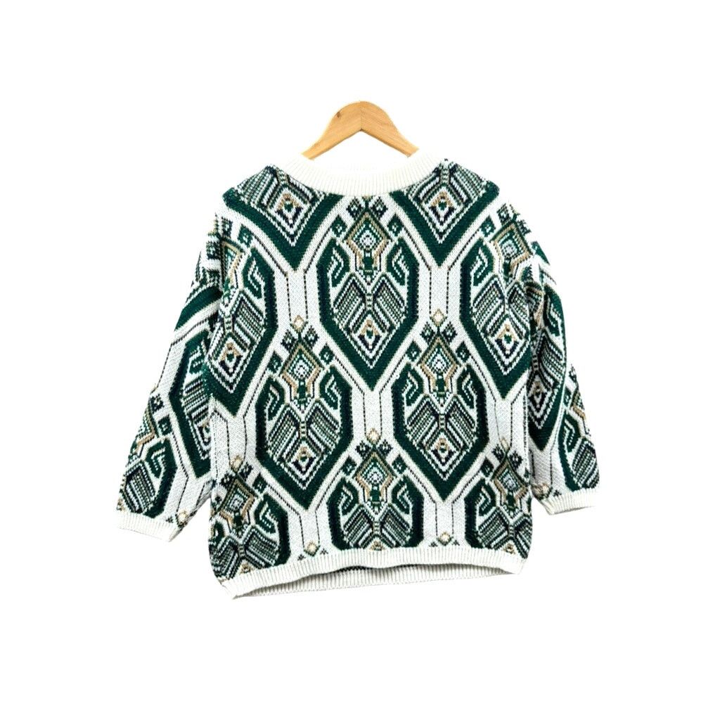 Vintage Vintage Jeric Knitwear Women's Knit Grandma Sweater Size L / US 10 / IT 46 - 1 Thumbnail