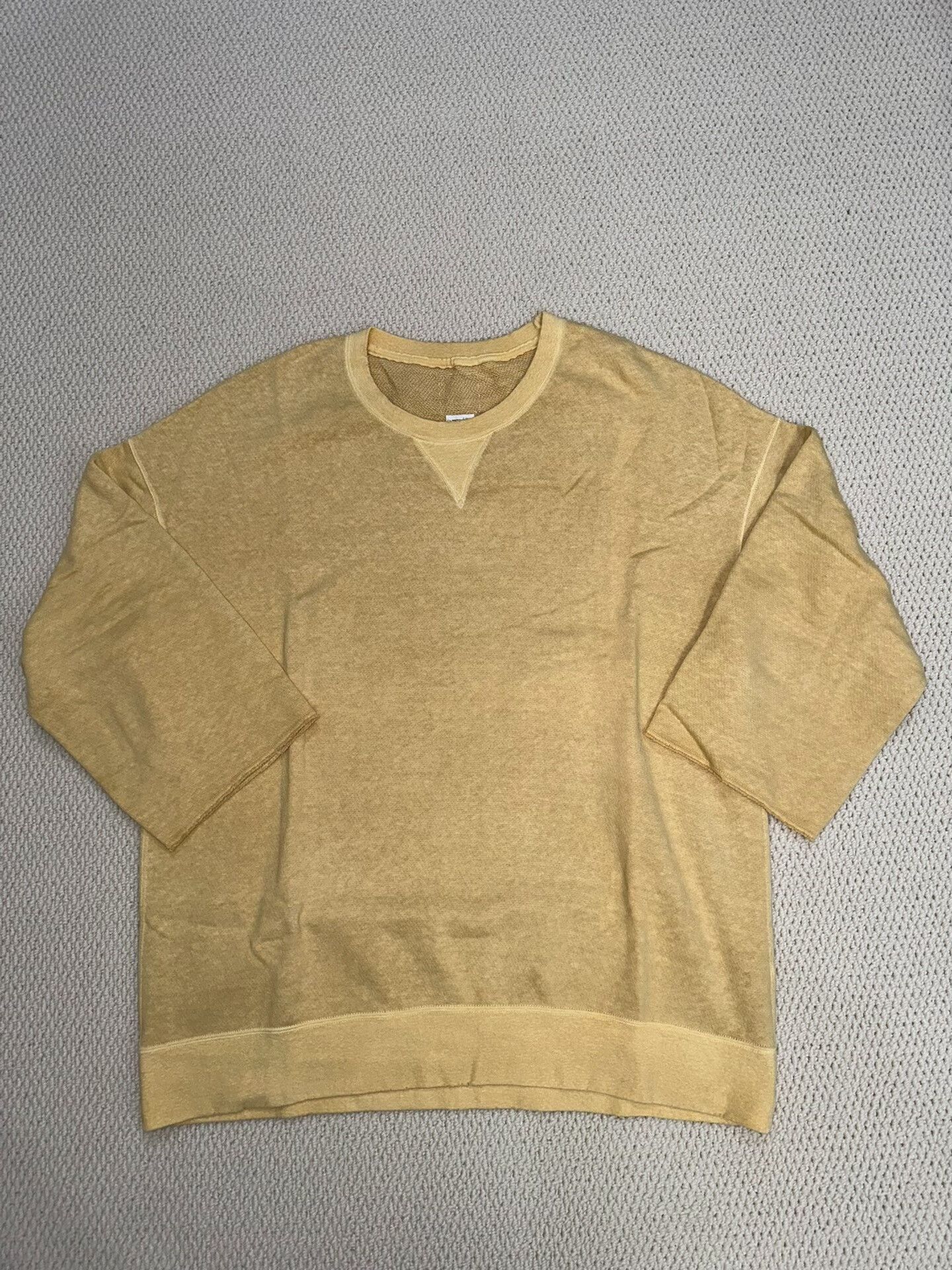 Visvim visvim rare yellow 7-sleeve sweatshirt Size US S / EU 44-46 / 1 - 1 Thumbnail