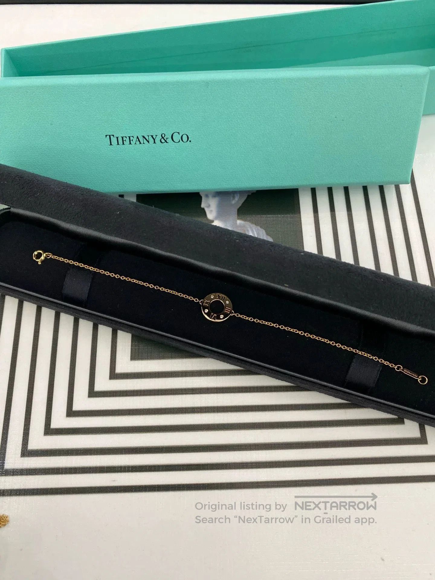Tiffany & Co. Tiffany Atlas Roman Numeral Bracelet 18K. Size ONE SIZE - 2 Thumbnail