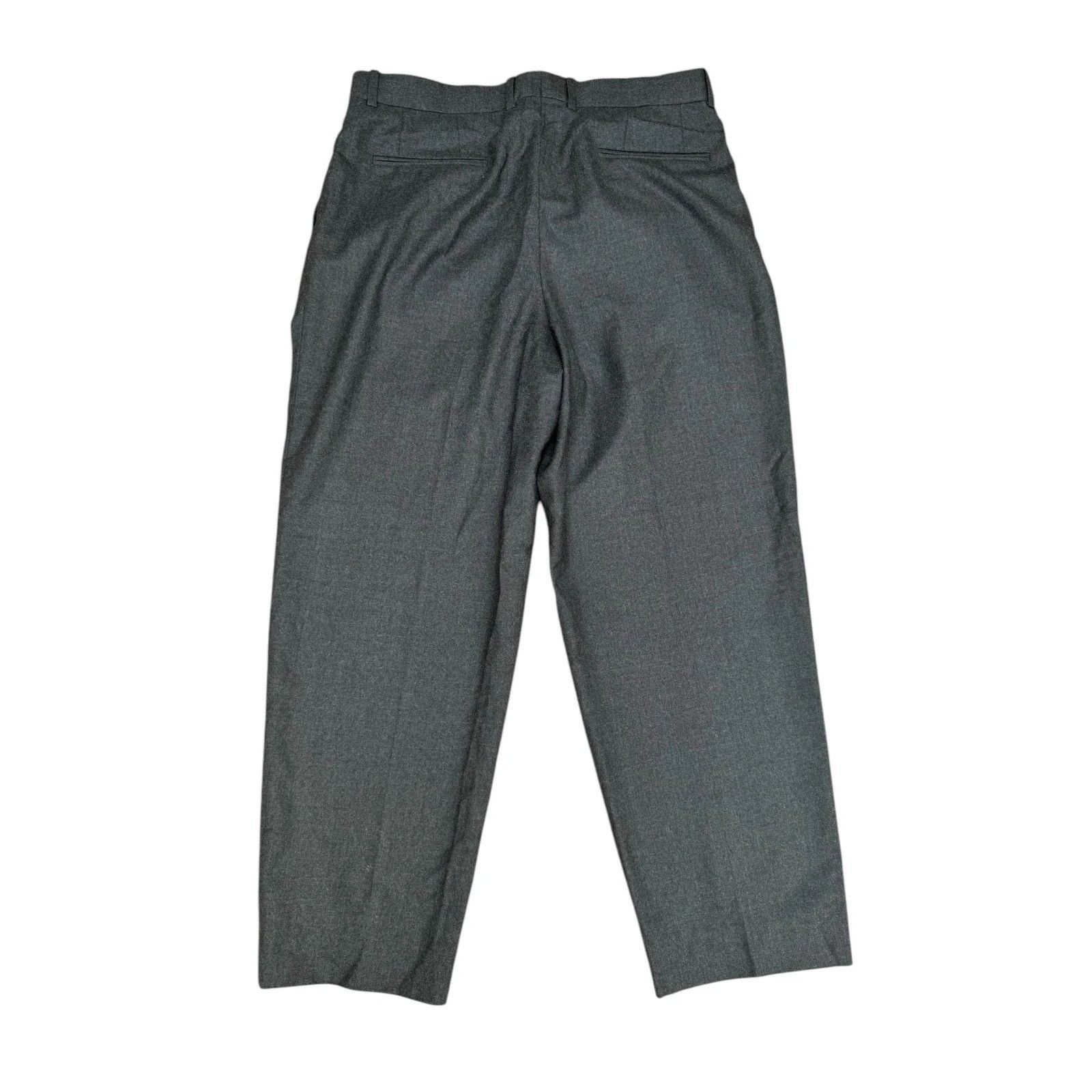 Celine Phoebe Philo Grey Wool Cashmere Wide Pants Size 28" / US 6 / IT 42 - 3 Thumbnail