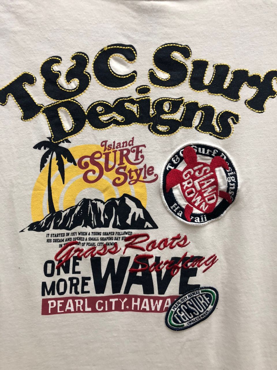 Vintage Vintage T&C Surf t shirt made in aloha Size US L / EU 52-54 / 3 - 3 Thumbnail