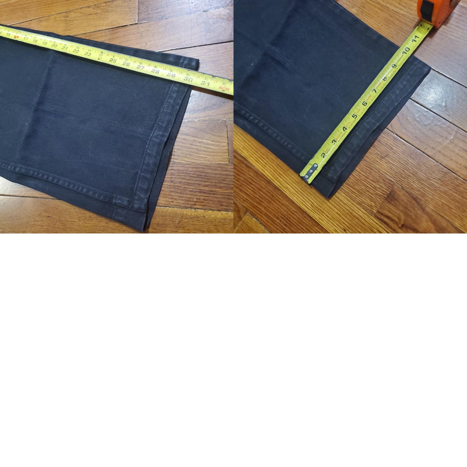 Vintage Koman Jeans Mens 34x32 Black Relaxed Straight Leg Denim Jeans Workwear Carpenter Pockets 100% Cotton Vintage? No Size US 34 / EU 50 - 9 Thumbnail