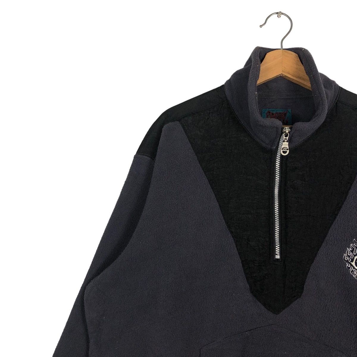 Japanese Brand 🔥Vintage Collar Sweatshirt Anorak Big Logo Barrel Roll USA Size US M / EU 48-50 / 2 - 7 Thumbnail