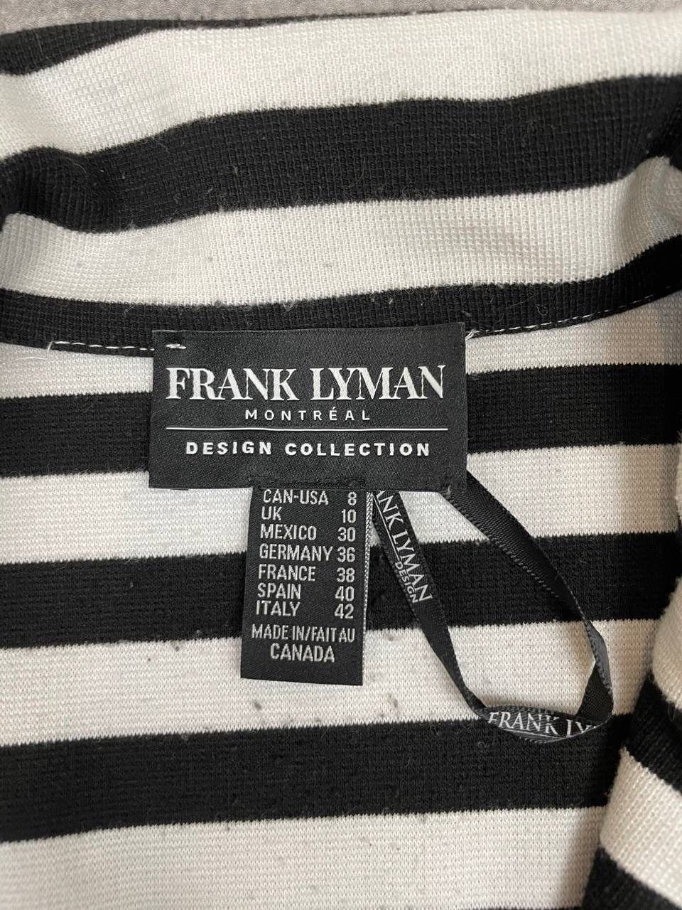 Frank Lyman Frank Lyman Women Striped Blazer Black White Size M Size M / US 6-8 / IT 42-44 - 3 Thumbnail