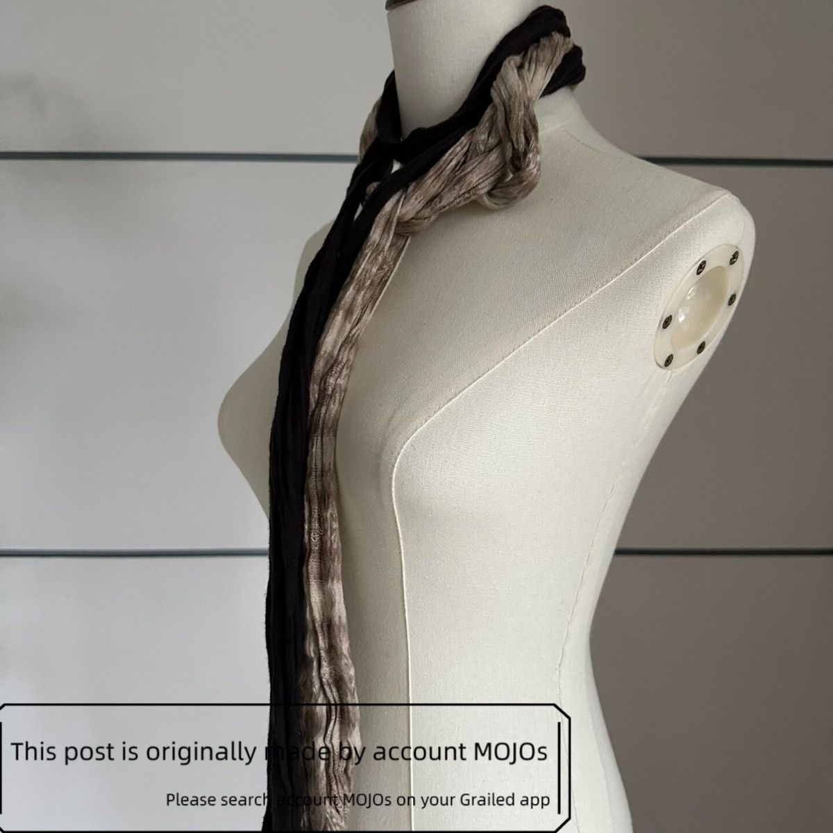 Number (N)ine Number Nine 08SS Double Scarf mojos997714 Size ONE SIZE - 3 Thumbnail