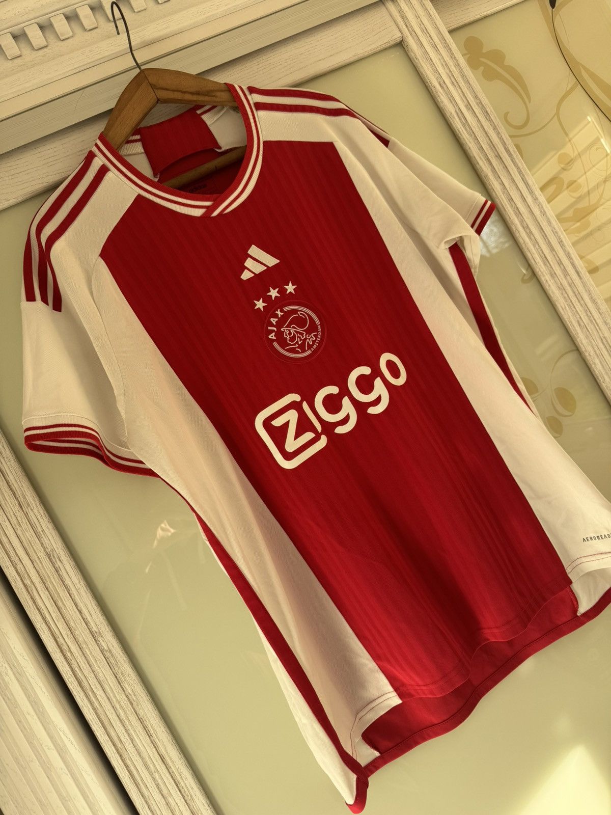 Adidas Ajax 2023-2024 Home Soccer Jersey Football Shirt Kit Size US XL / EU 56 / 4 - 4 Thumbnail