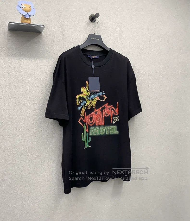 Louis Vuitton Louis Vuitton Black short-sleeved T-shirt Size US L / EU 52-54 / 3 - 4 Thumbnail