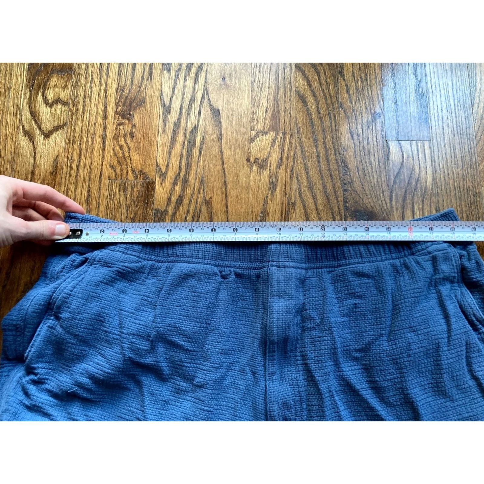 The Territory Ahead Territory Ahead Pants Mens 2XL/30 Blue Knit Lounge Drawstring Casual Travel Workwear Size US 39 - 5 Thumbnail