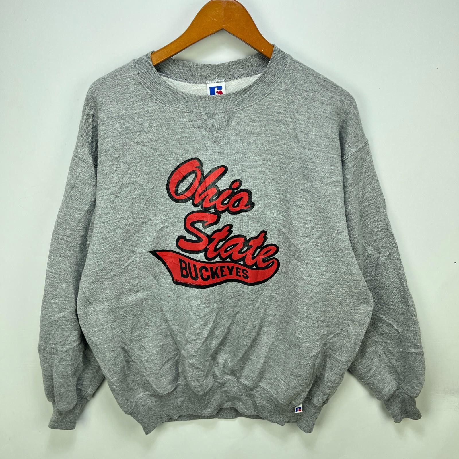 Russell Athletic Vintage 90s Ohio State Buckeyes Russell Sweatshirt 2XL Size ONE SIZE - 1 Thumbnail