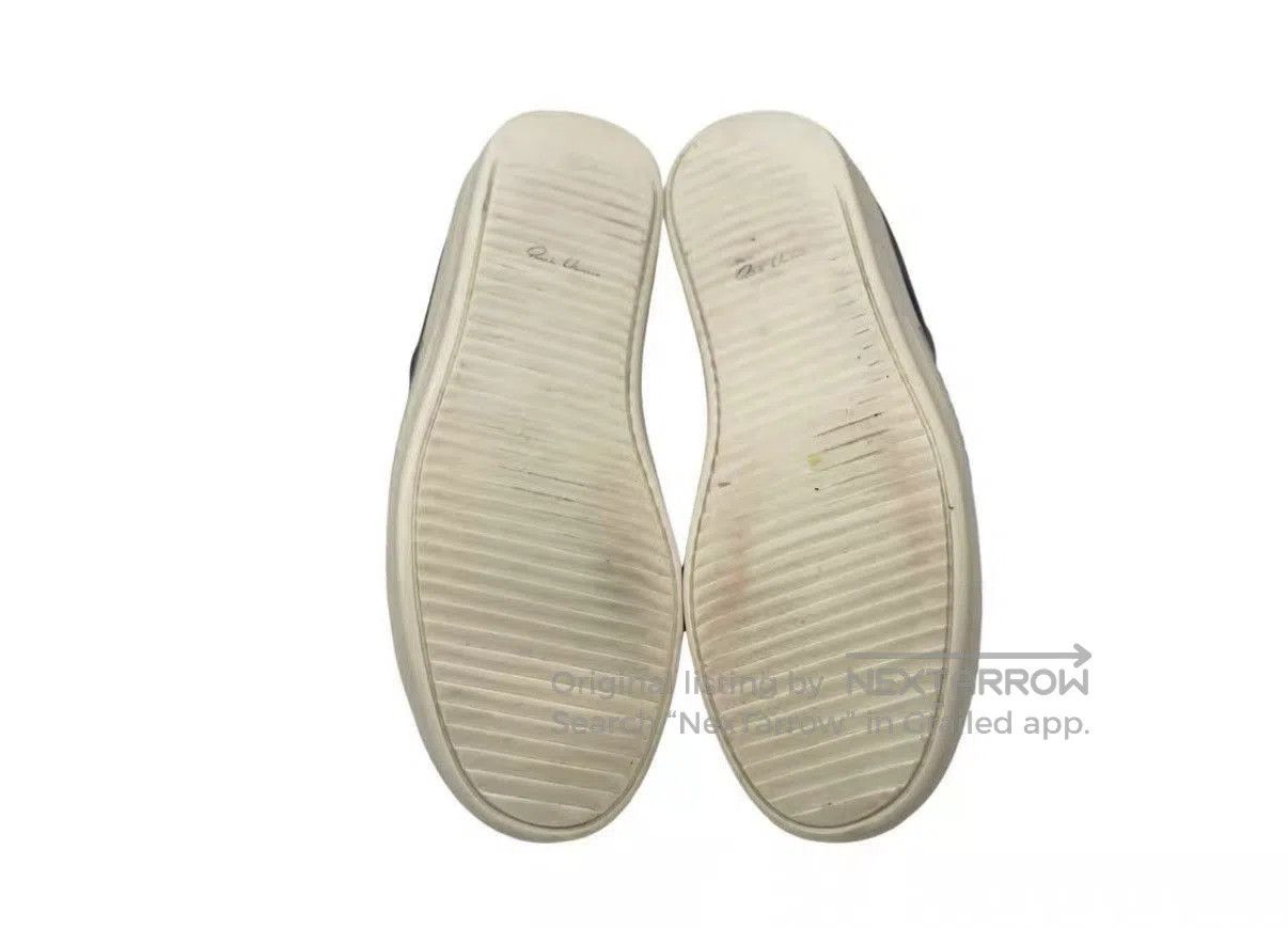 Rick Owens Black Low-Top Leather Sneakers. Size US 8 / EU 41 - 5 Thumbnail