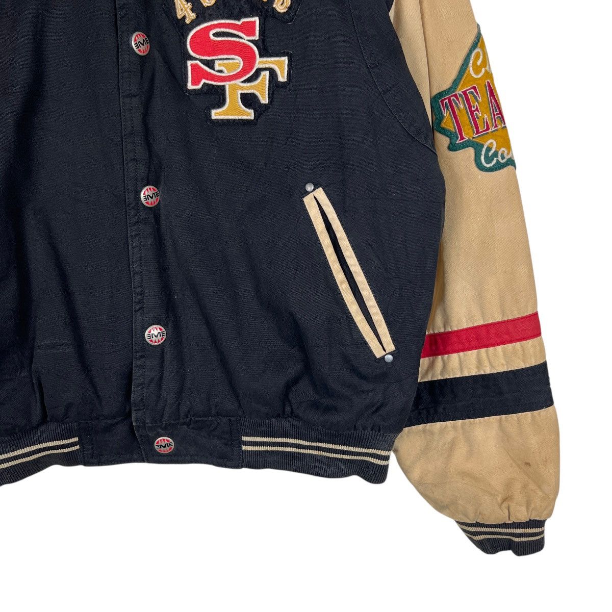 Mirage 🔥 VINTAGE NFL 46ERS SAN FRANCISCO TEAM BOMBER JACKET Size US M / EU 48-50 / 2 - 7 Thumbnail