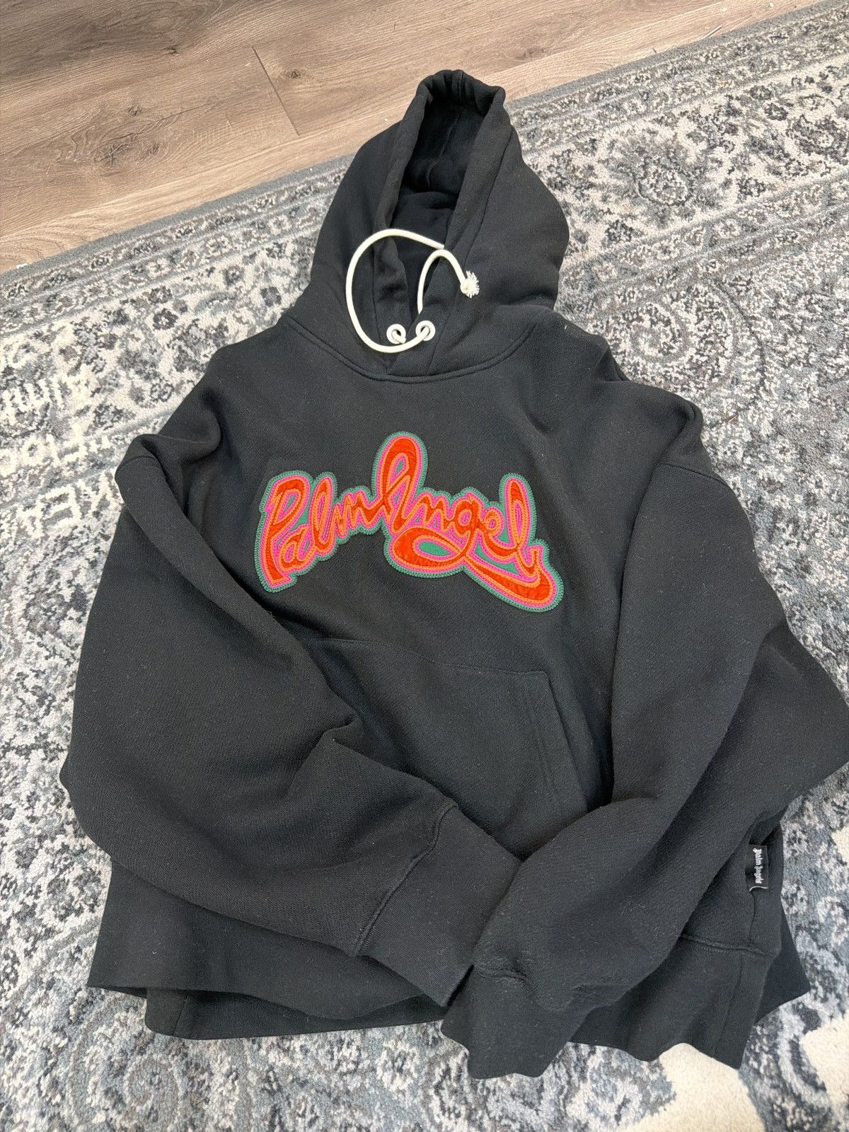 Palm Angels Palm angels script logo hoodie black Size US L / EU 52-54 / 3 - 1 Thumbnail