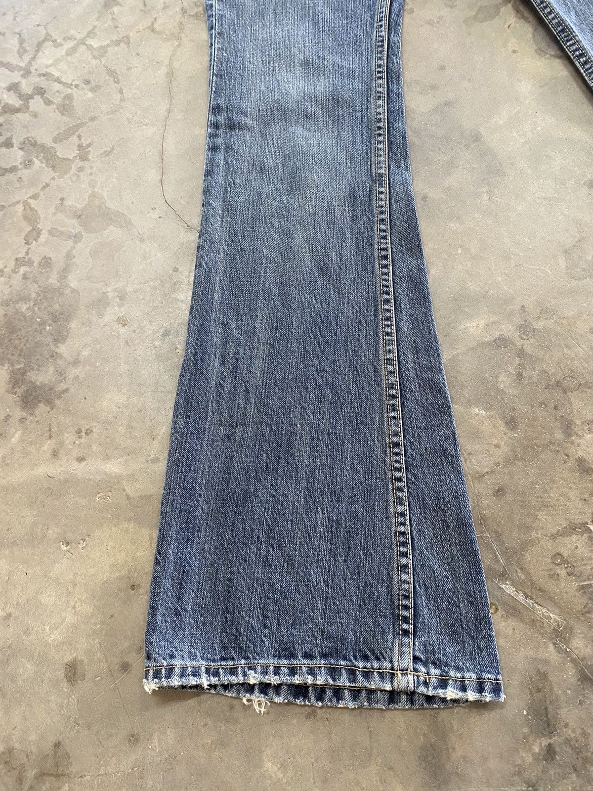 Hysteric Glamour × Japanese Brand × Le Grande Bleu (L.G.B.) Flare Jeans Japanese Oririn Jeans Distressed Boot Cut Size 26" / US 2 / IT 38 - 3 Thumbnail