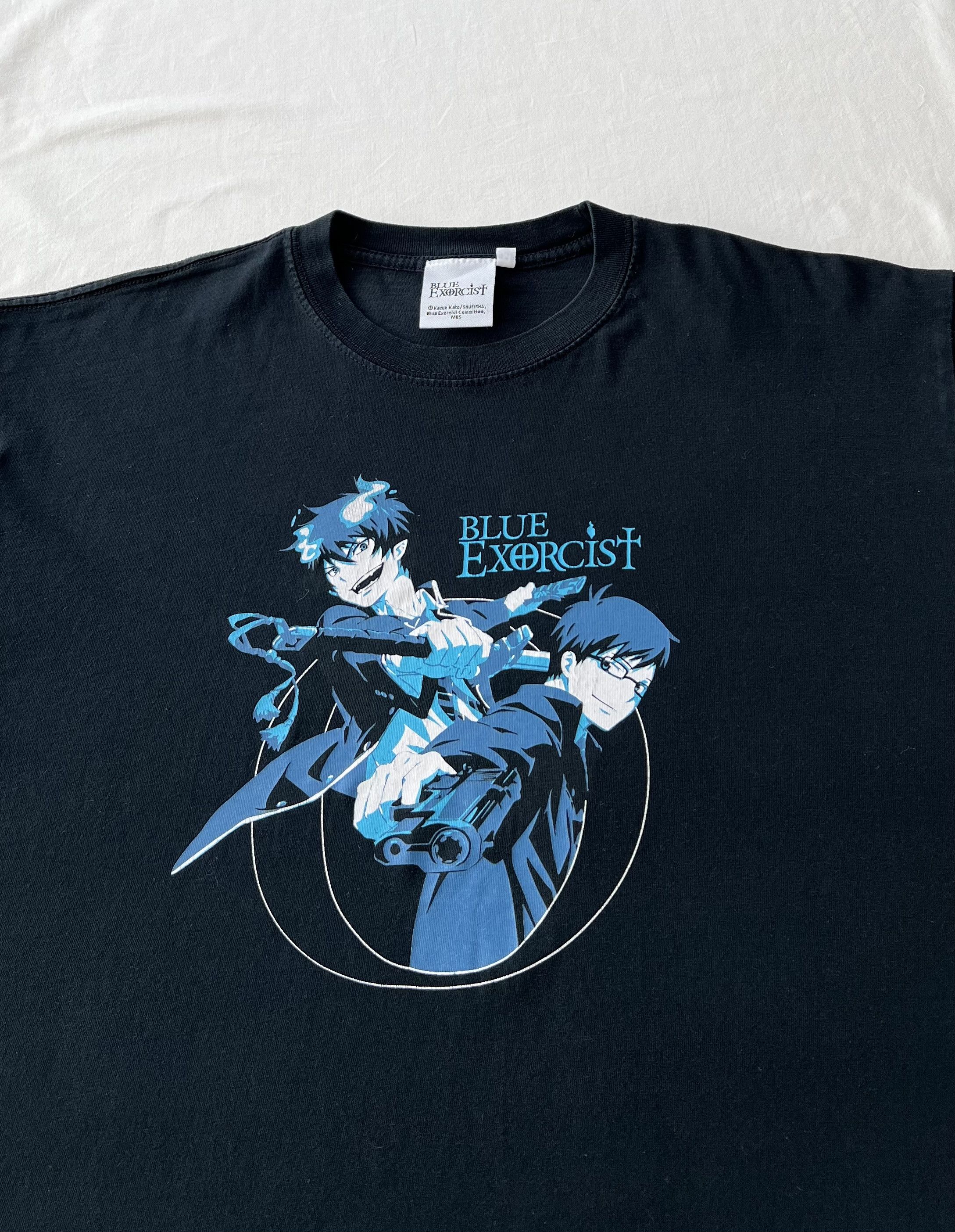 Anime Vintage 2000s Blue Exorcist Manga Anime Black T-shirt Size US M / EU 48-50 / 2 - 3 Thumbnail