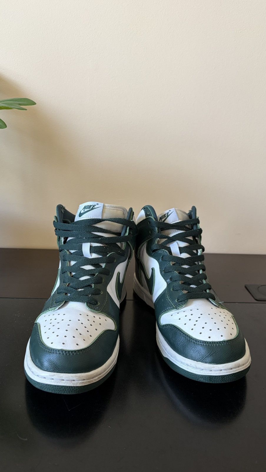 Nike Nike Dunk High Green / White Sneakers – Men’s Size 8 Size US 8.5 / EU 41-42 - 3 Thumbnail
