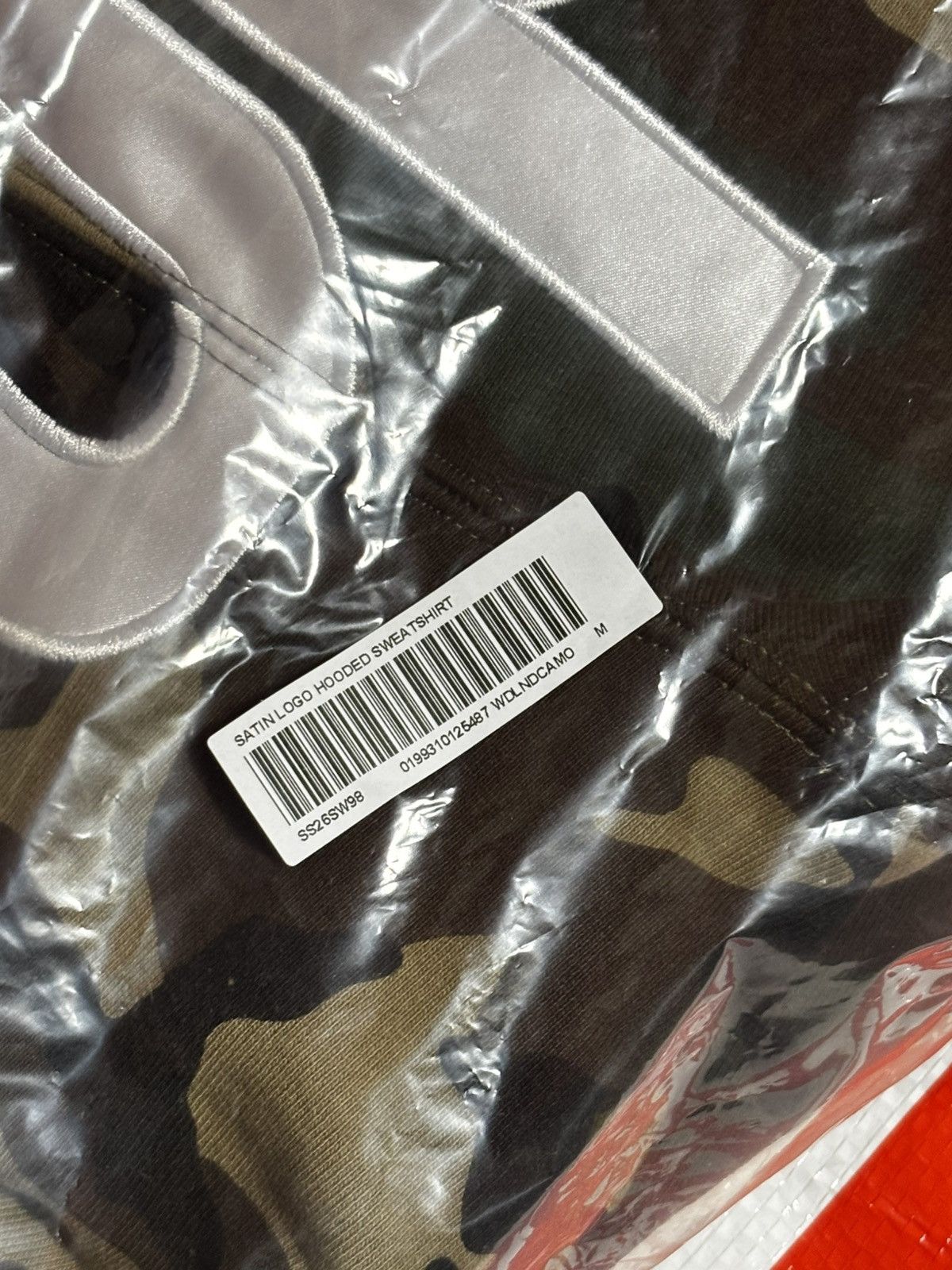 Supreme Supreme Camo Satin Applique Hoodie Size US M / EU 48-50 / 2 - 5 Thumbnail