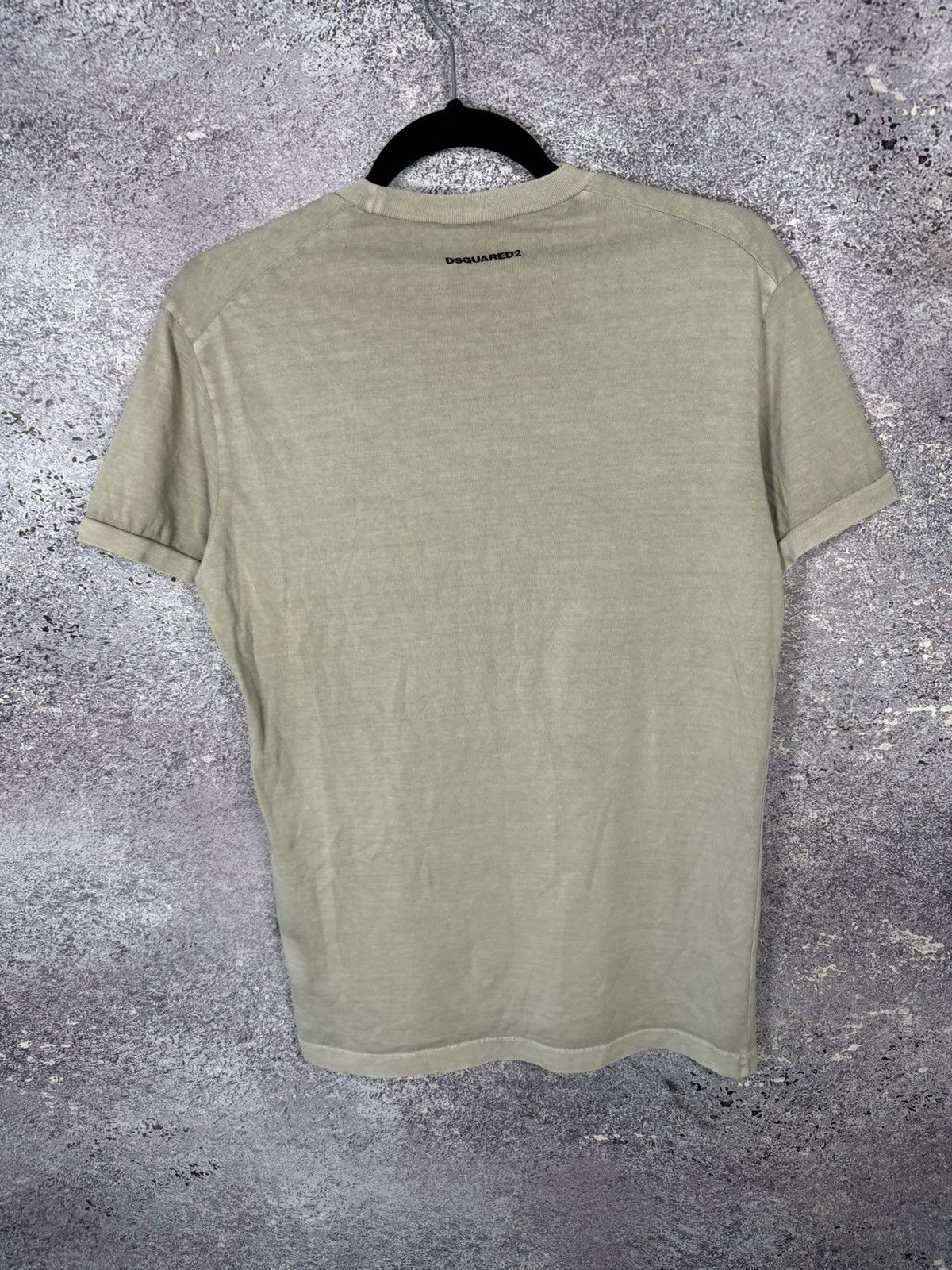 Dsquared2 DSQUARED2 T-Shirt Nevada Print Beige Small Men’s Size US S / EU 44-46 / 1 - 14 Thumbnail