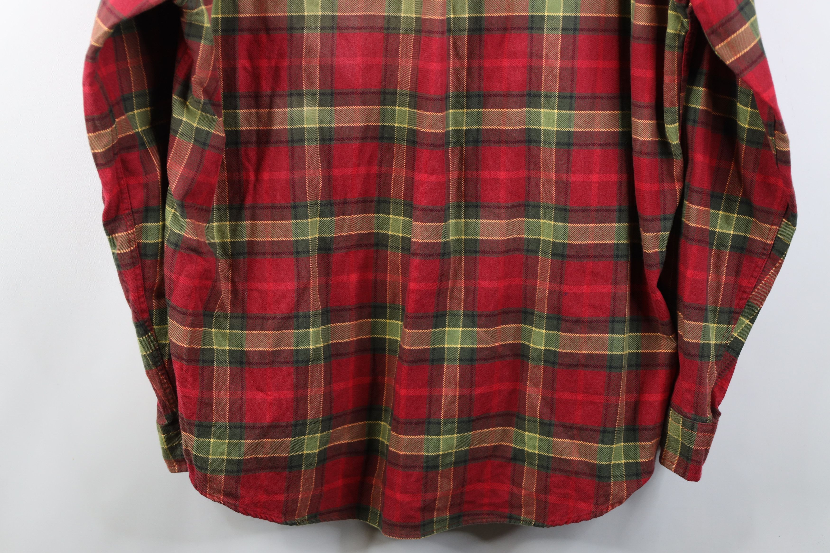 Tommy Hilfiger Vintage 90s Tommy Hilfiger Heavyweight Button Shirt Plaid Size US XL / EU 56 / 4 - 11 Thumbnail