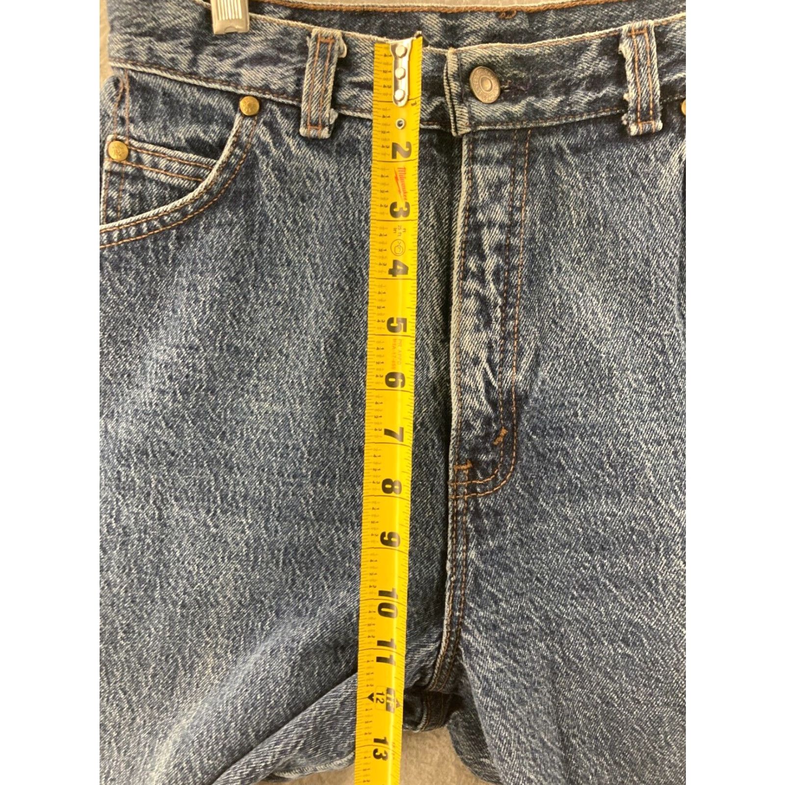 Levi's VINTAGE Levi's Jeans Women 12 USA Made High Rise Mom Denim Blue 90s Womens Jeans Size 34" / US 12 / IT 48 - 4 Thumbnail