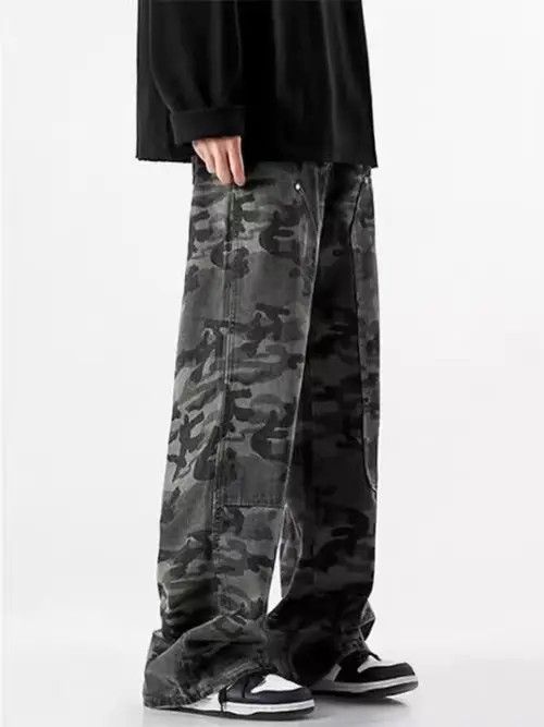 Japanese Brand Ruumika x Kato Vintage High Street Hip Hop Camo Jeans Size US 31 - 7 Thumbnail