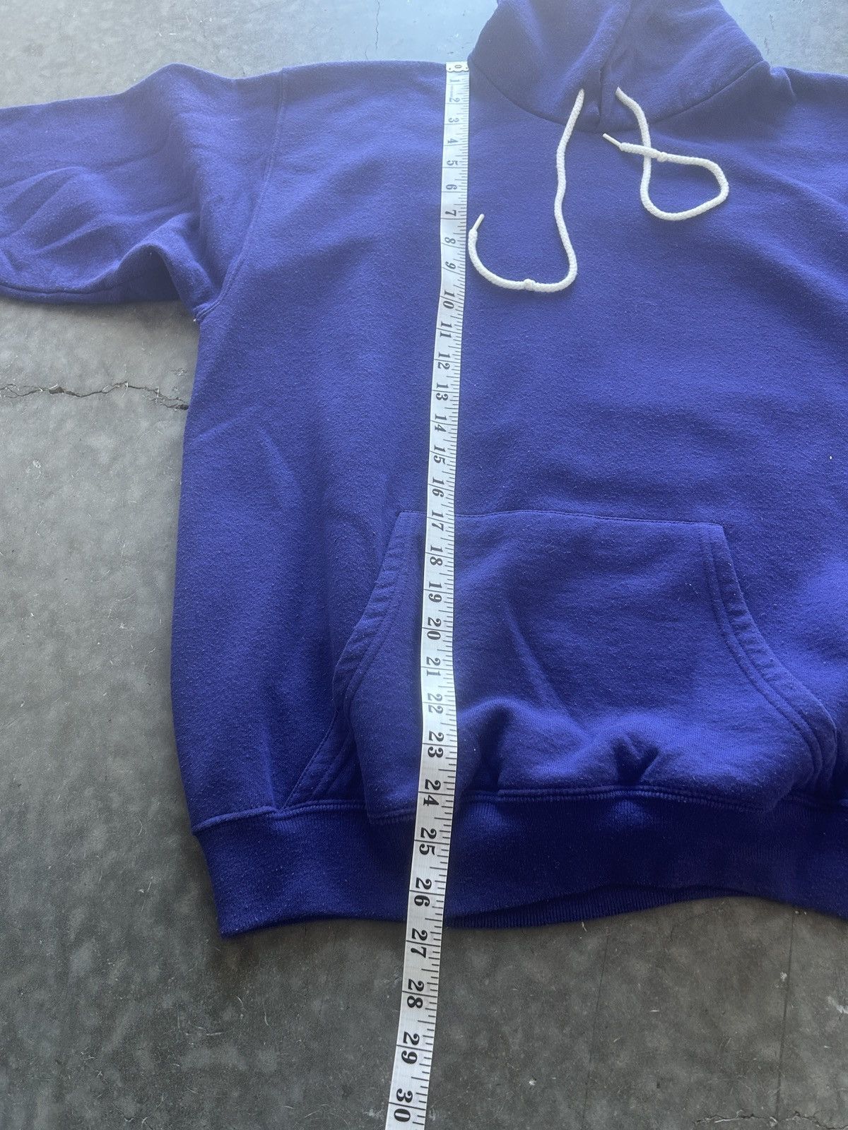 Vintage Vintage 90s Santee Heavyweight Hoodie Boxy Fit Size US L / EU 52-54 / 3 - 5 Thumbnail