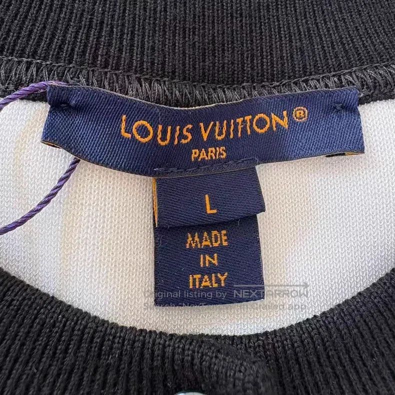 Louis Vuitton Louis Vuitton SS24 Logo monogram embroidered crew neck slo Size L / US 10 / IT 46 - 7 Thumbnail