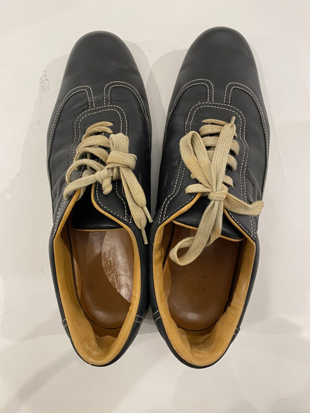 Hermes Hermes Quick Calfskin Leather H logo Sneakers Size 9.5 Size US 9.5 / EU 42-43 - 7 Thumbnail