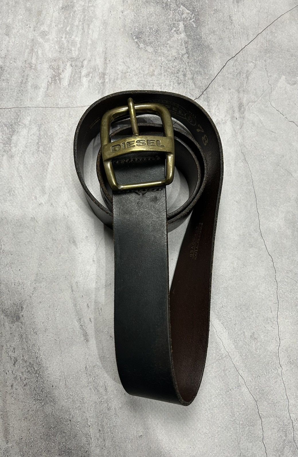 Diesel Vintage Diesel Leather Belts Y2K Opium Style Streetwear Rare Size 30 - 2 Thumbnail